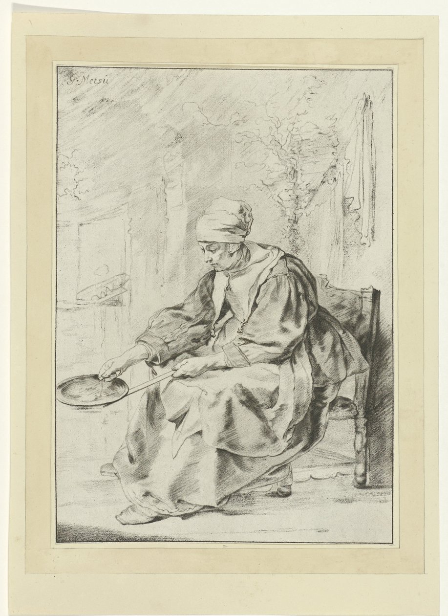 Koekenbakster door Johannes Kornlein