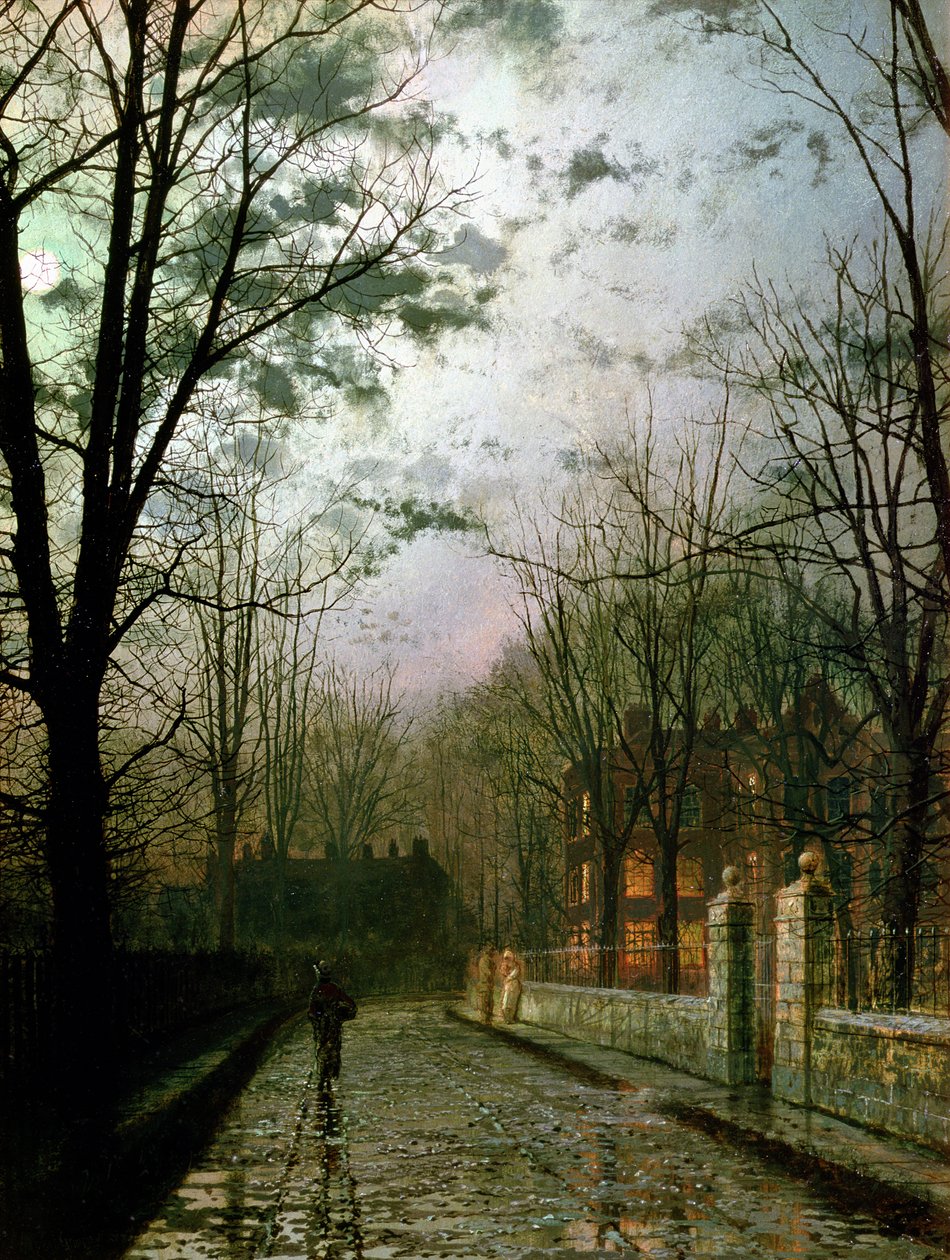 Na de Regenbui door John Atkinson Grimshaw