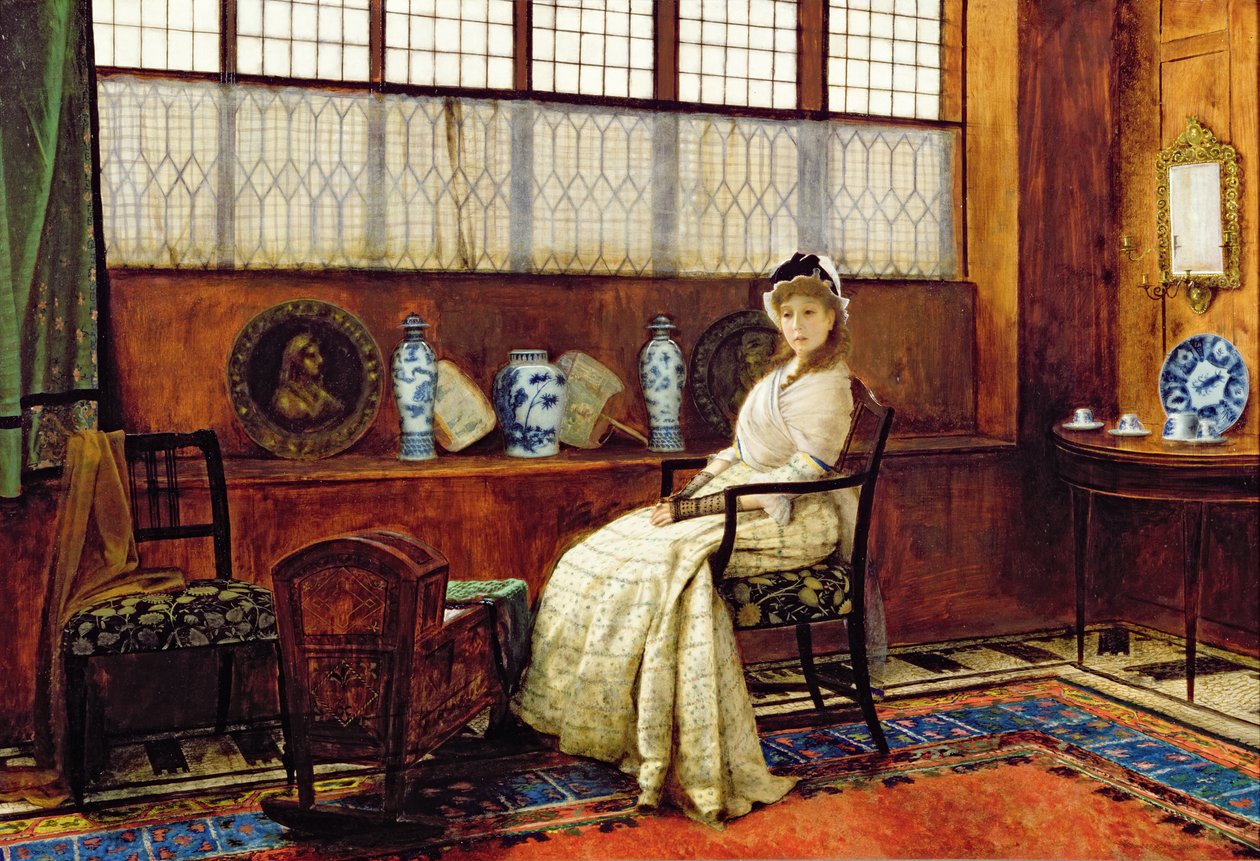 Het wiegelied door John Atkinson Grimshaw