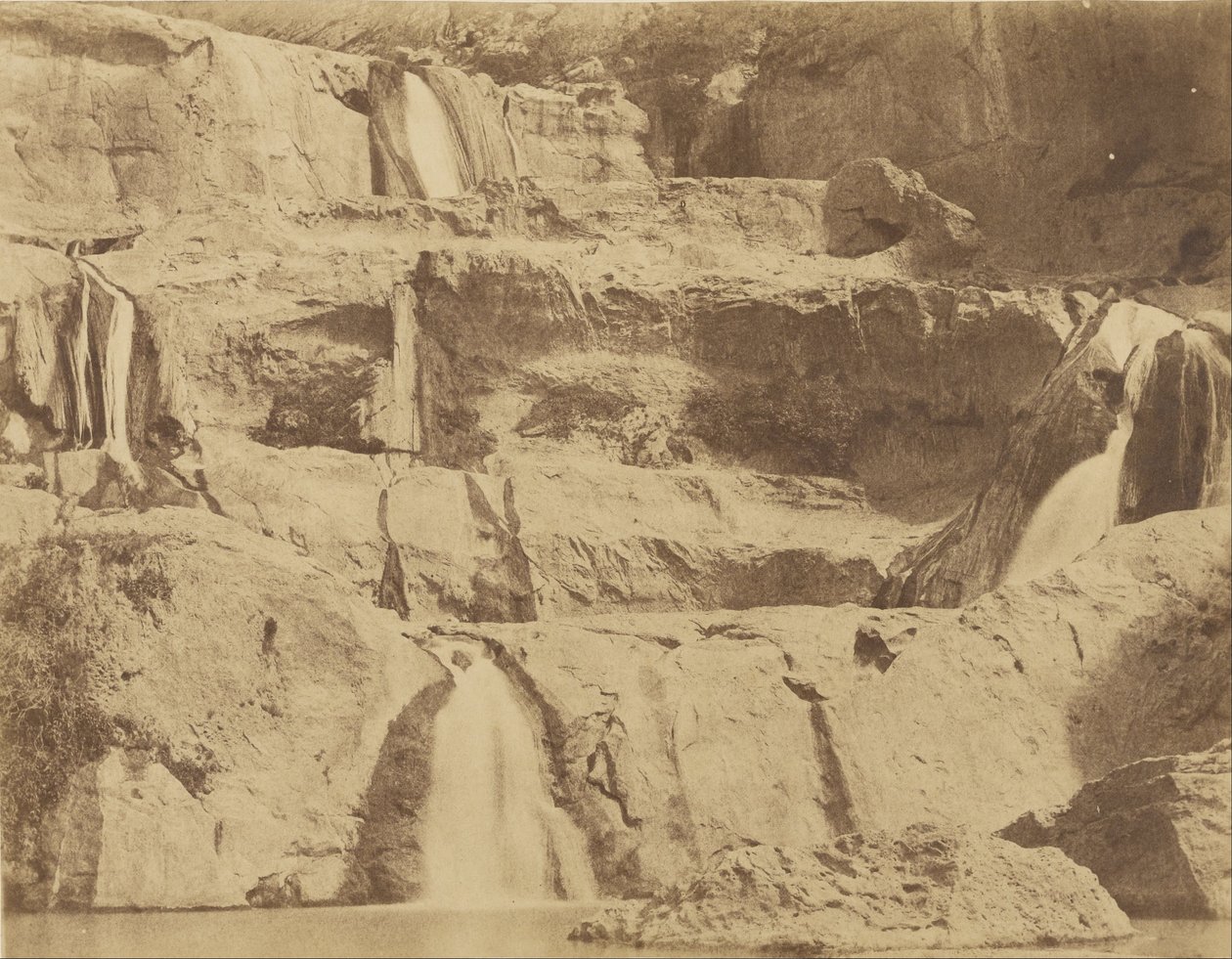 Waterval van El-Ourit, Tlemcen, Algerije door John Beasly Greene