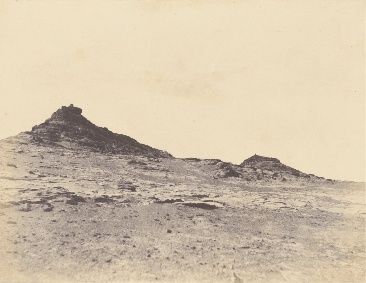 Etudes de terrains près de Gebel Abousir, seconde cataracte door John Beasly Greene