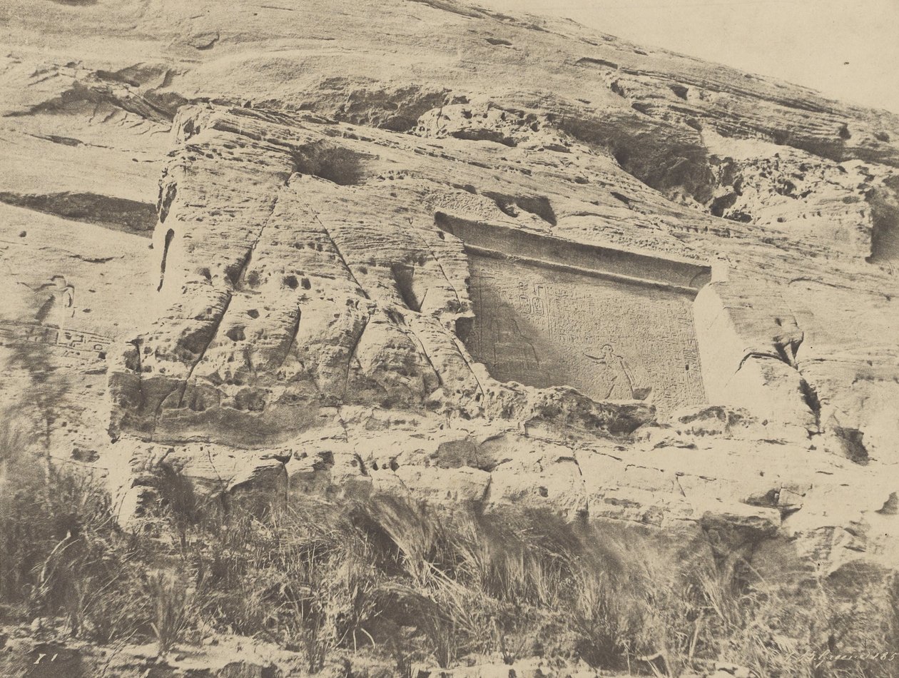 (Ibsamboul, Stele Rechts van de Tempel van Hathor) door John Beasly Greene