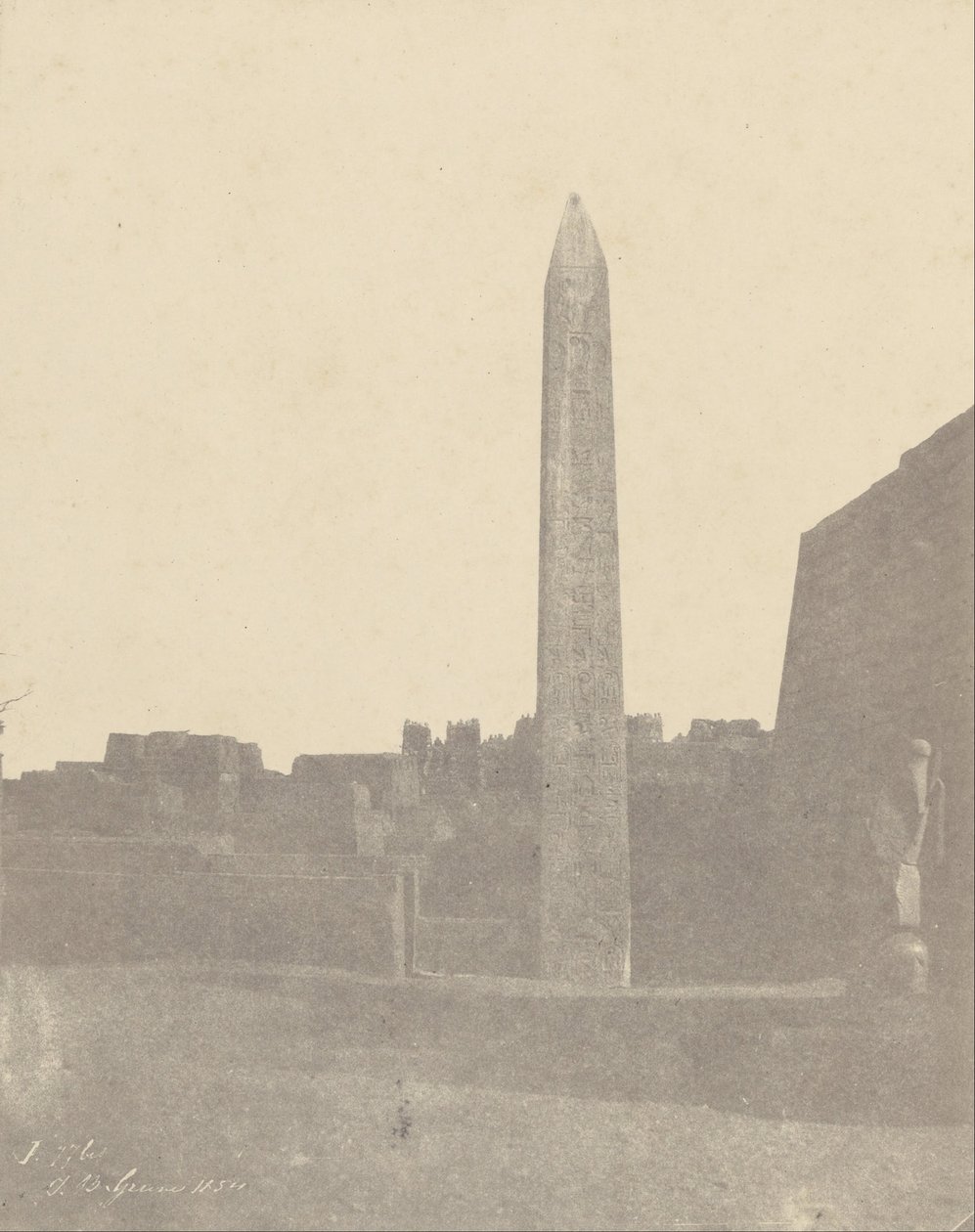 (Louqsor, Obélisque (Westzijde)) door John Beasly Greene