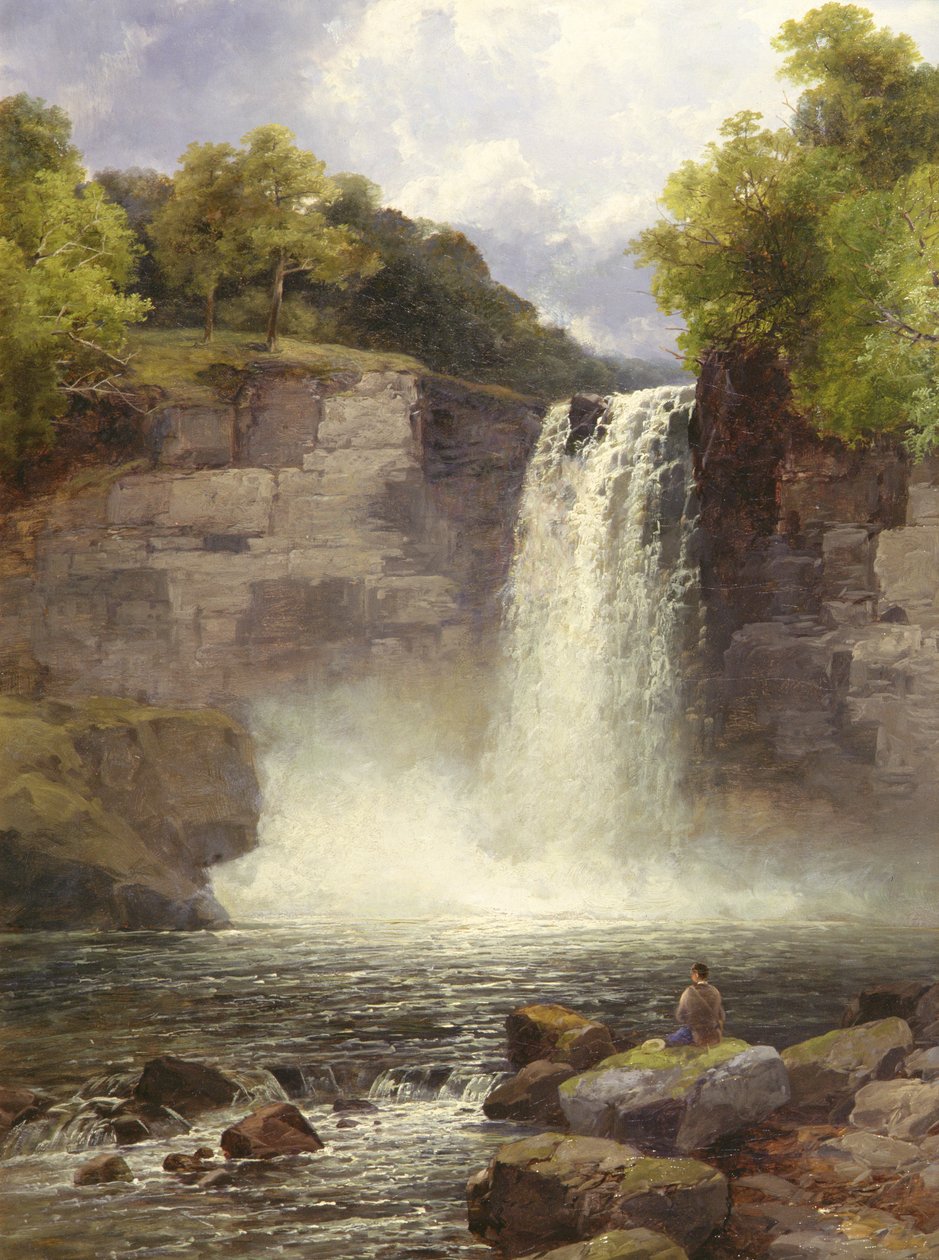 Ruthven Watervallen, Noord-Wales door John Brandon Smith