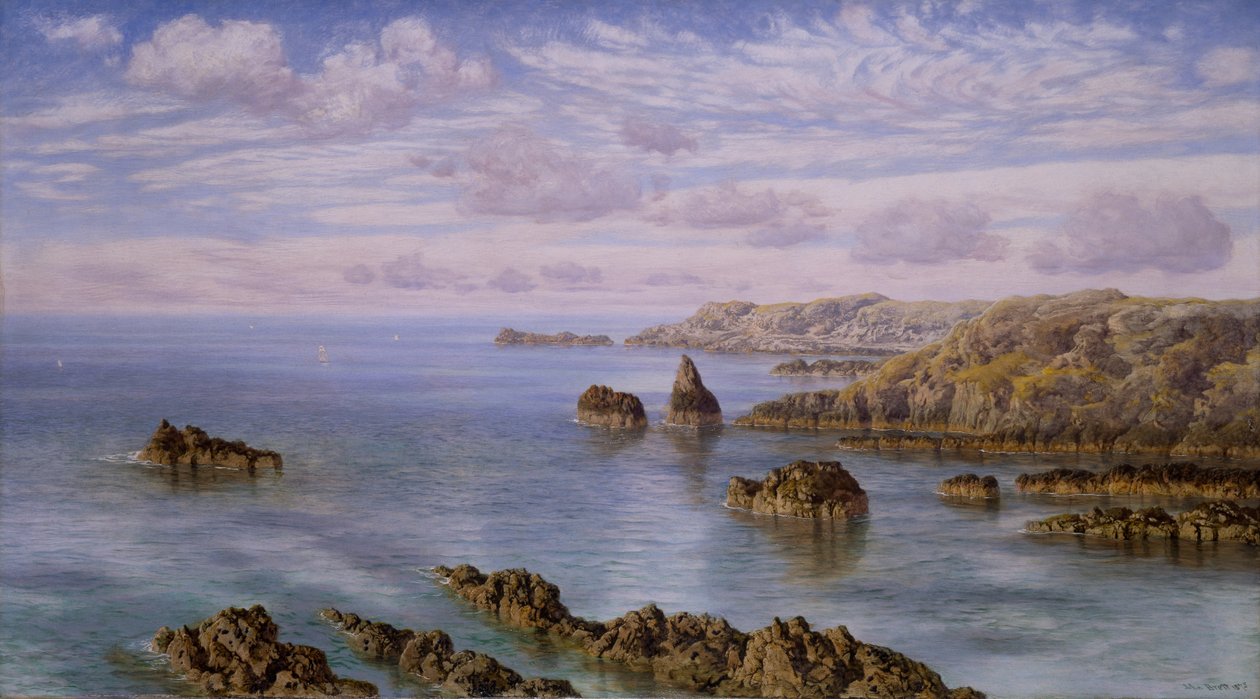 Zuidkust van Guernsey door John Brett
