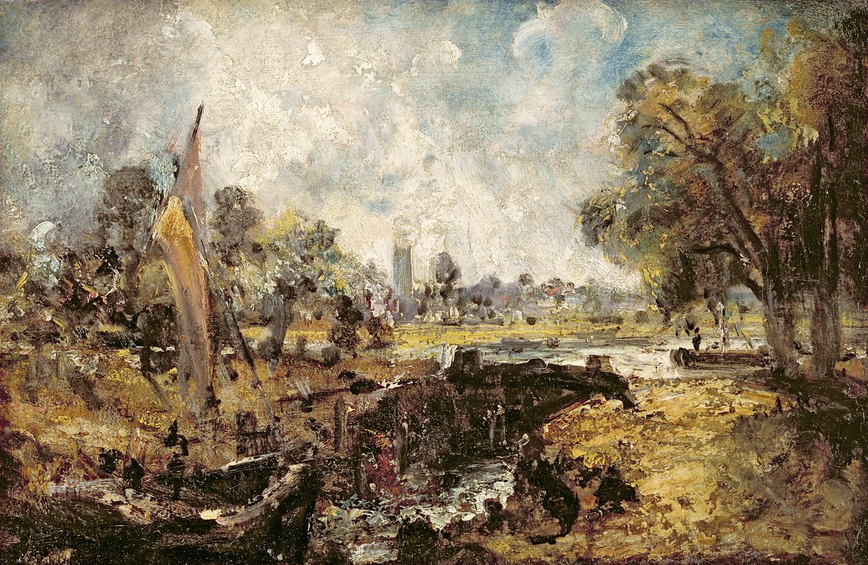 Dedham Lock door John Constable