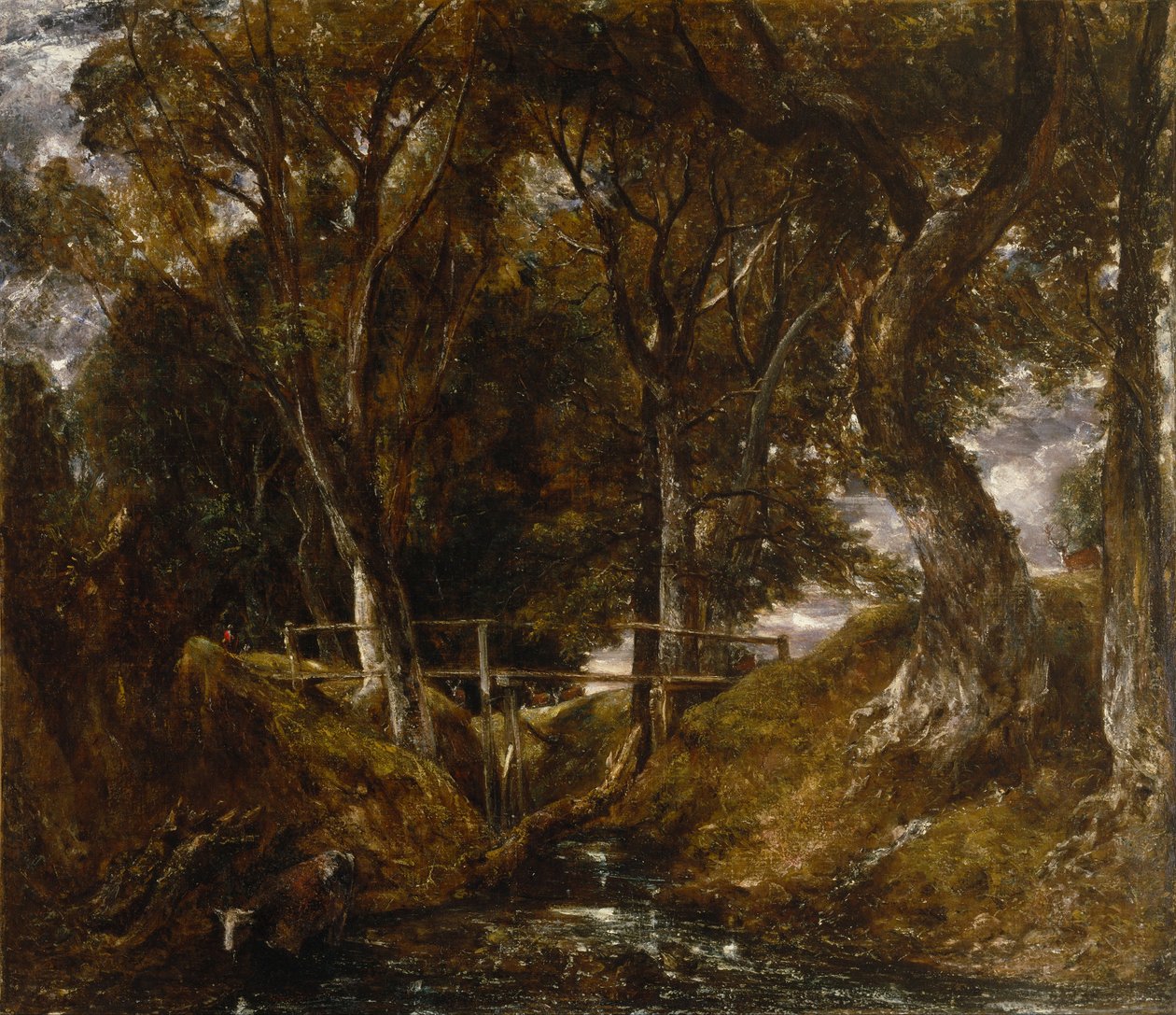 De Dell in Helmingham Park door John Constable