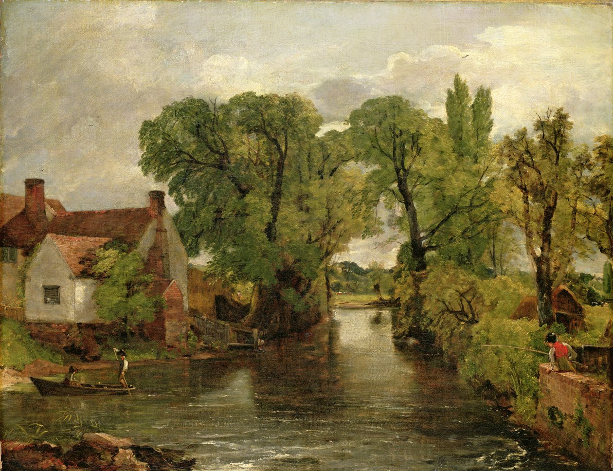 De Molenbeek, 1814-15 door John Constable