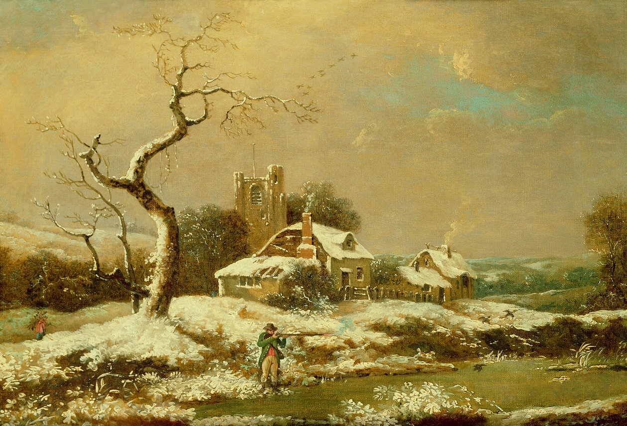 Sneeuwlandschap door John Cranch