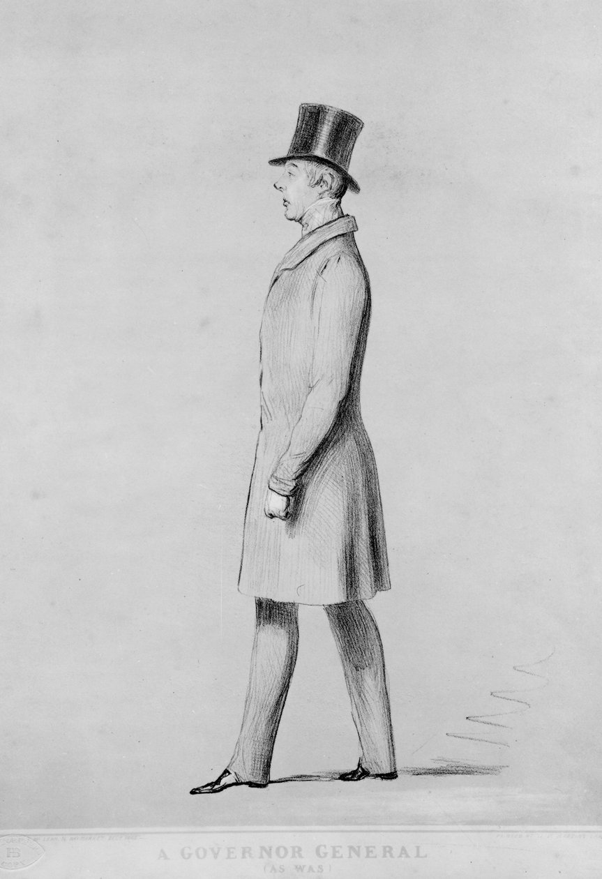 Een gouverneur-generaal, 1842 (lithografie) door John Doyle