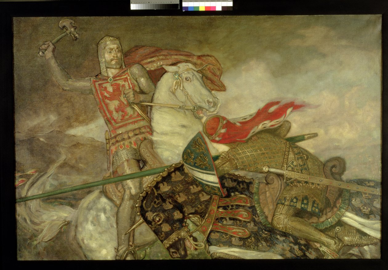 Bruce en de Bohun, c.1913-14 door John Duncan