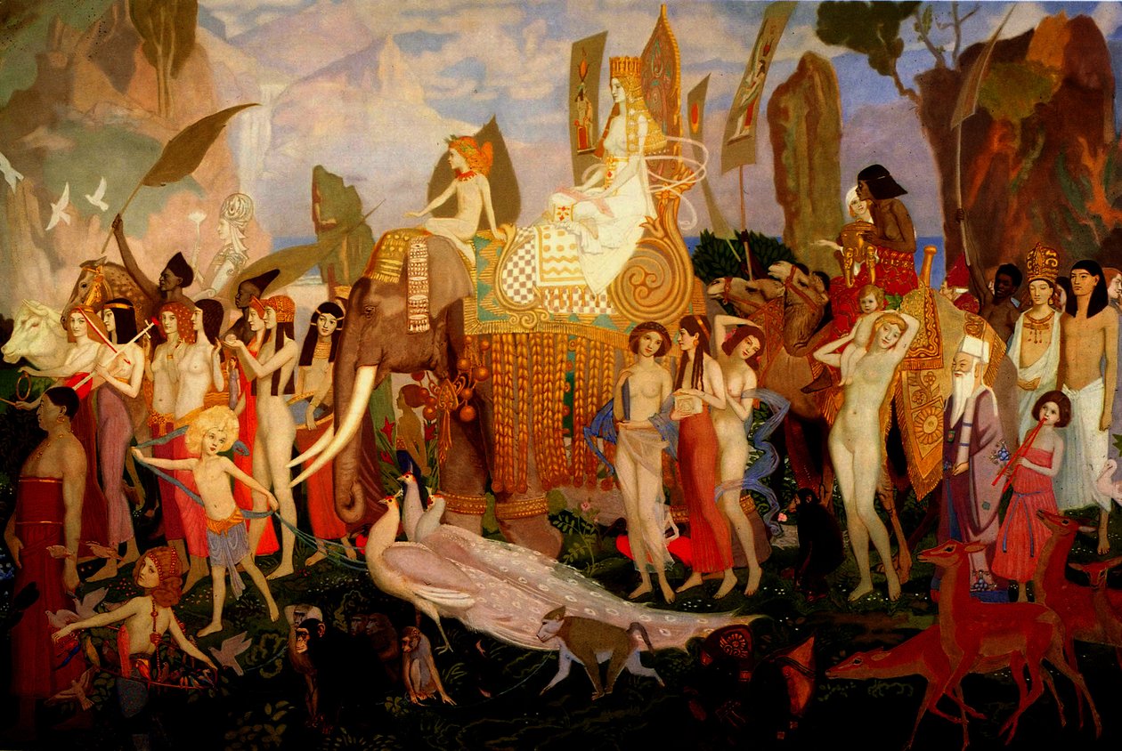 De Koningin van Sheba, 1923 door John Duncan