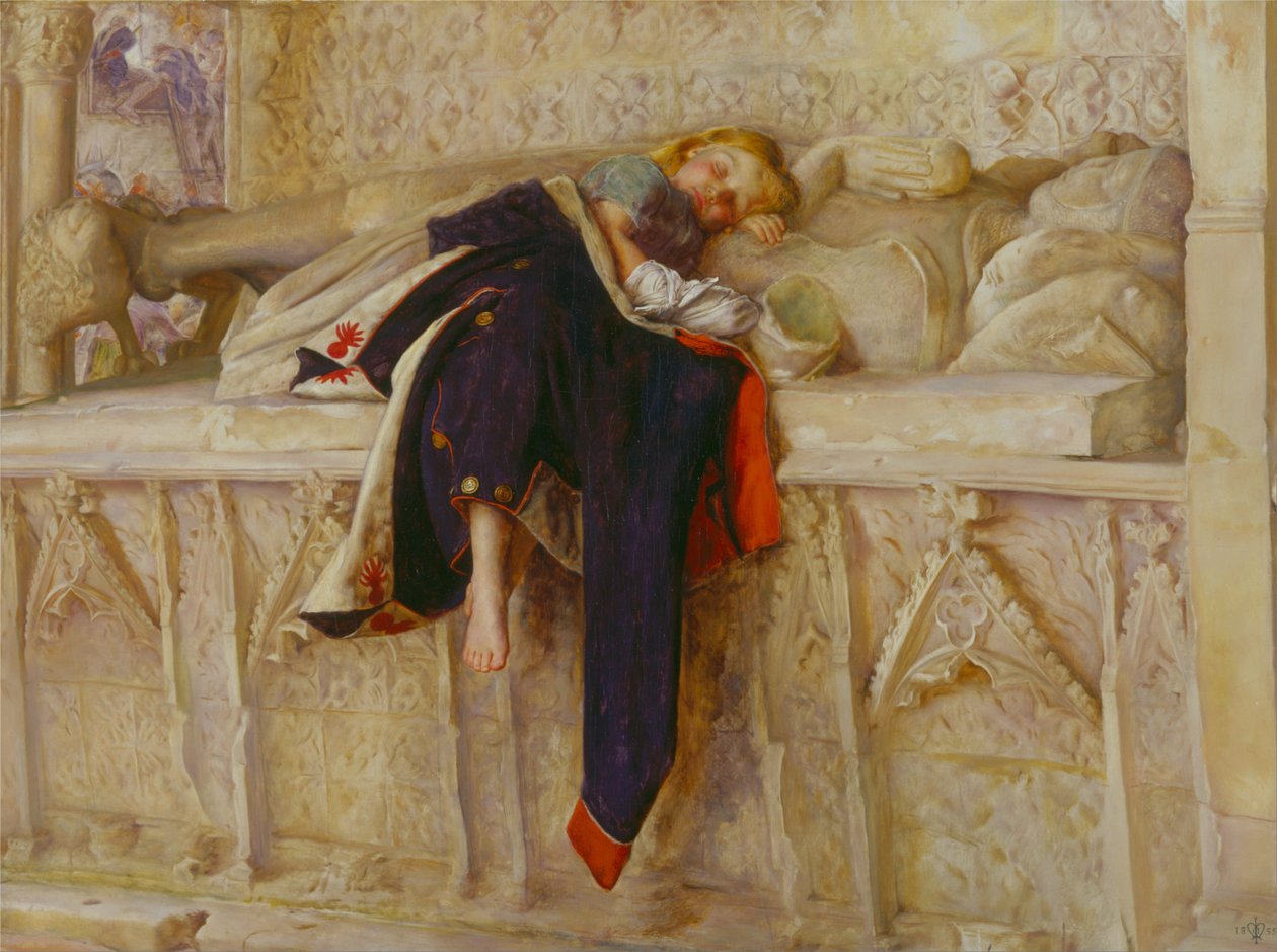 Het kind van het regiment door John Everett Millais