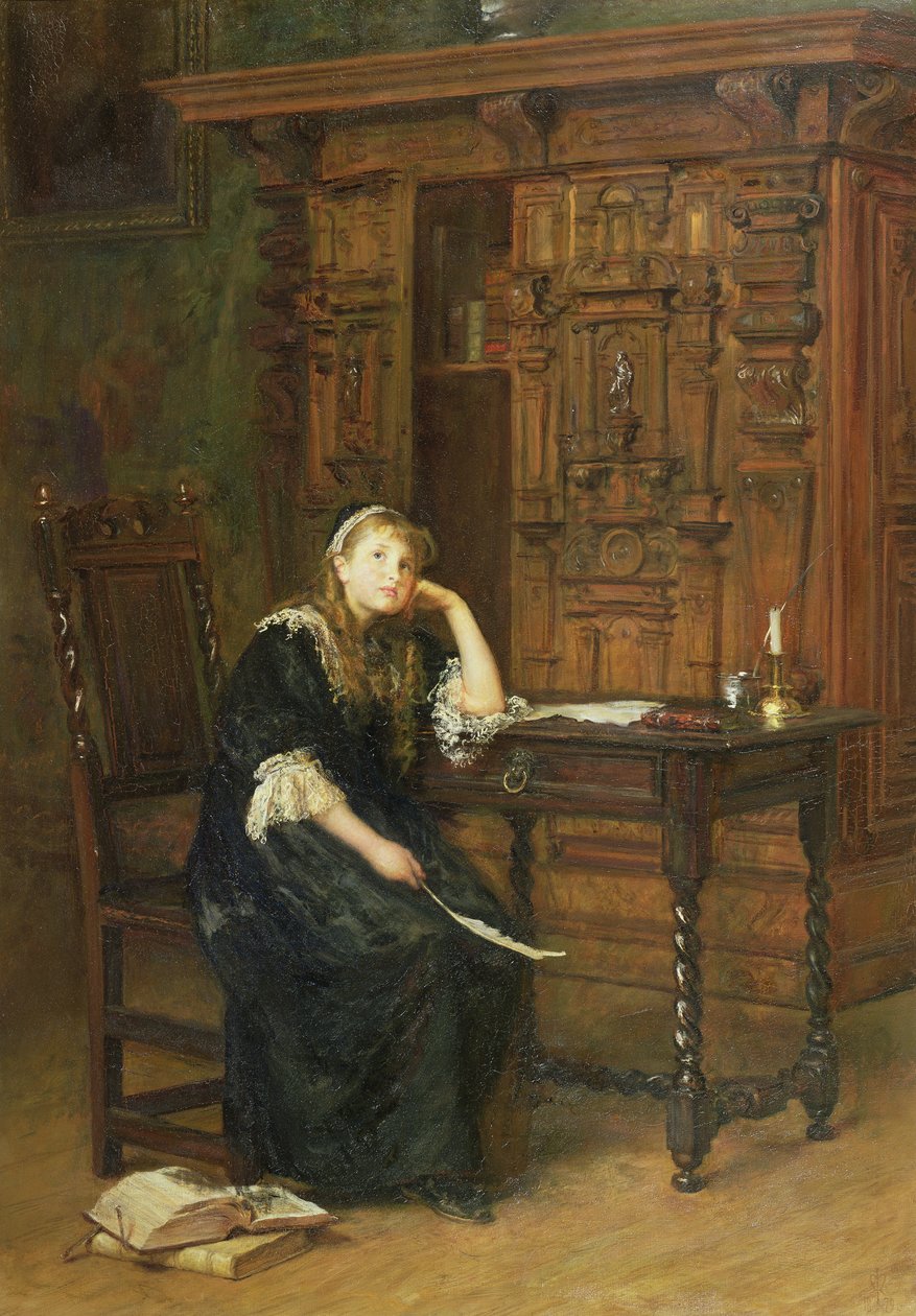 Prinses Elizabeth in de Gevangenis door John Everett Millais