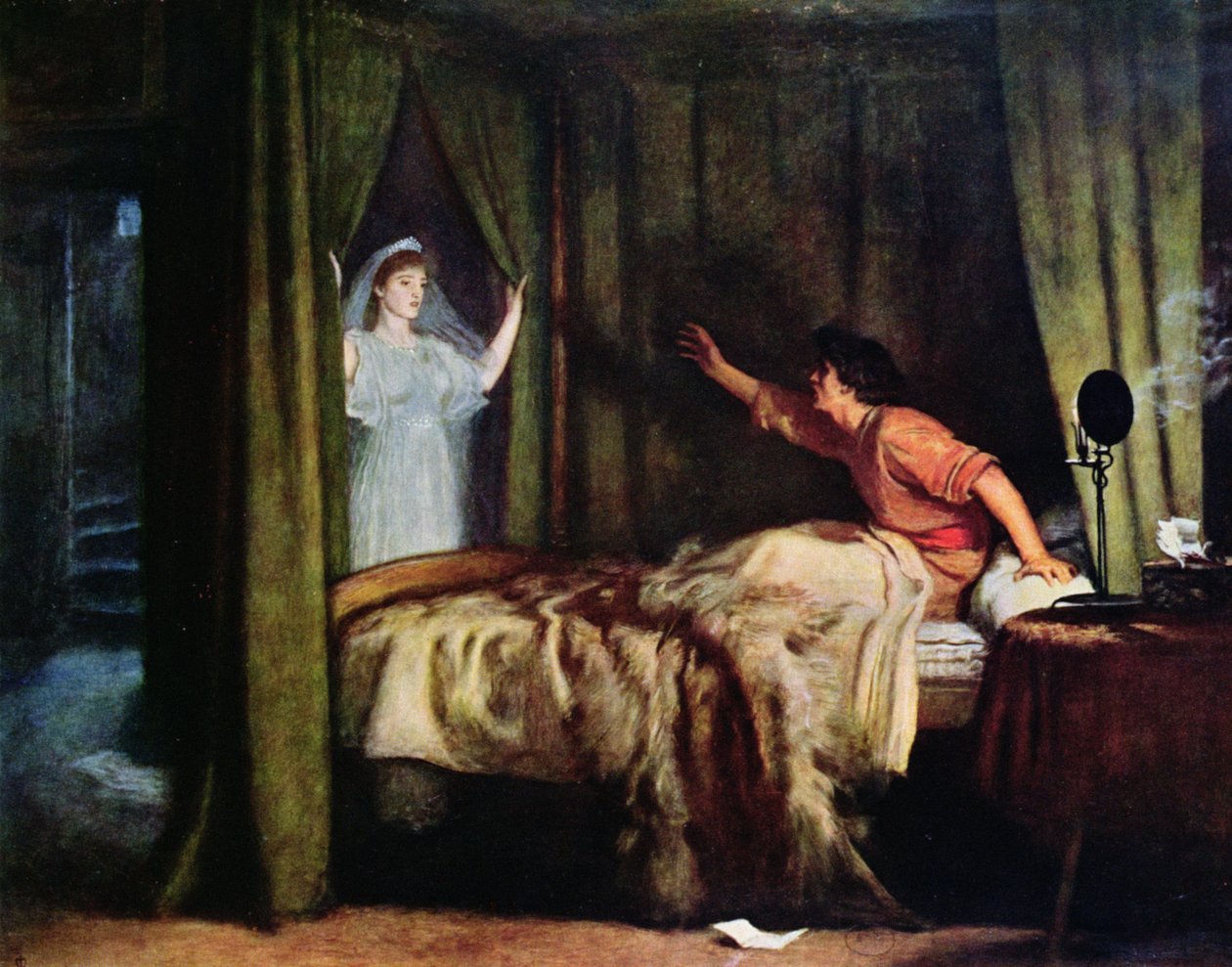 De verschijning door John Everett Millais