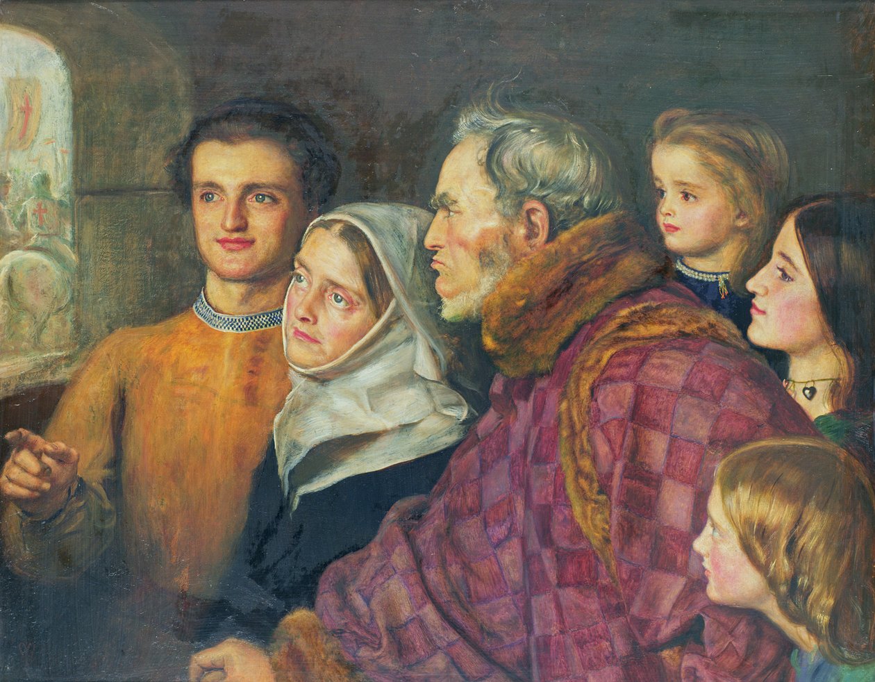 Het Vertrek van de Kruisvaarders door John Everett Millais