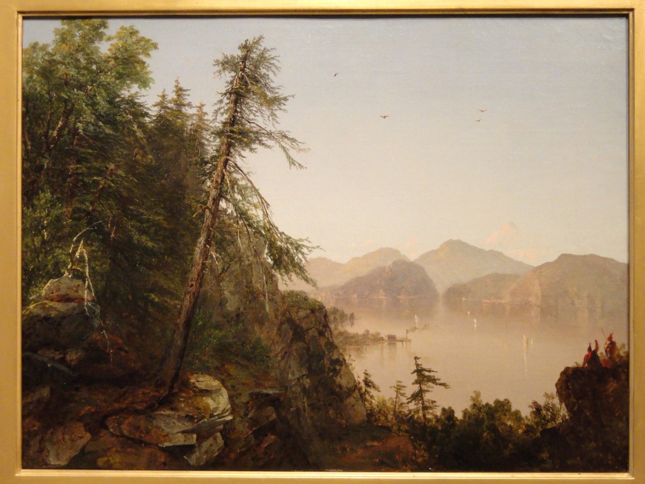 Langs de Hudson door John Frederick Kensett