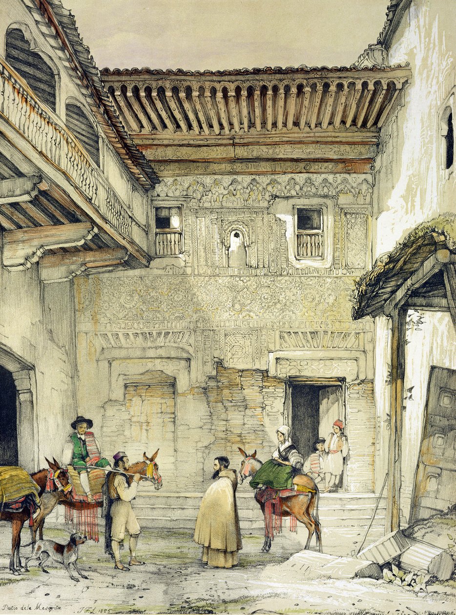 Binnenplaats van de Moskee (Patio de la Mesquita), uit 