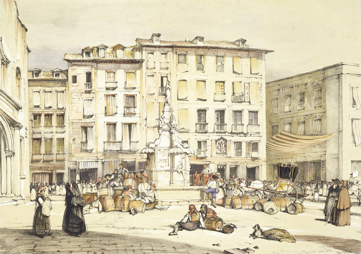 La Puerta del Sol, Madrid, uit 