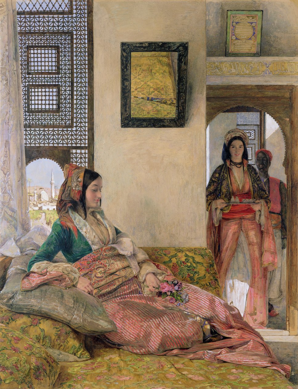 Leven in de harem, Caïro door John Frederick Lewis