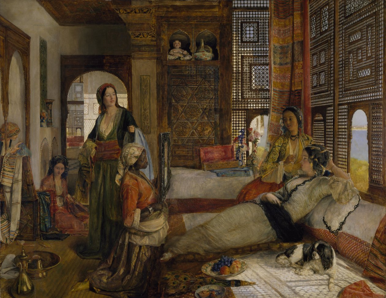 De harem door John Frederick Lewis
