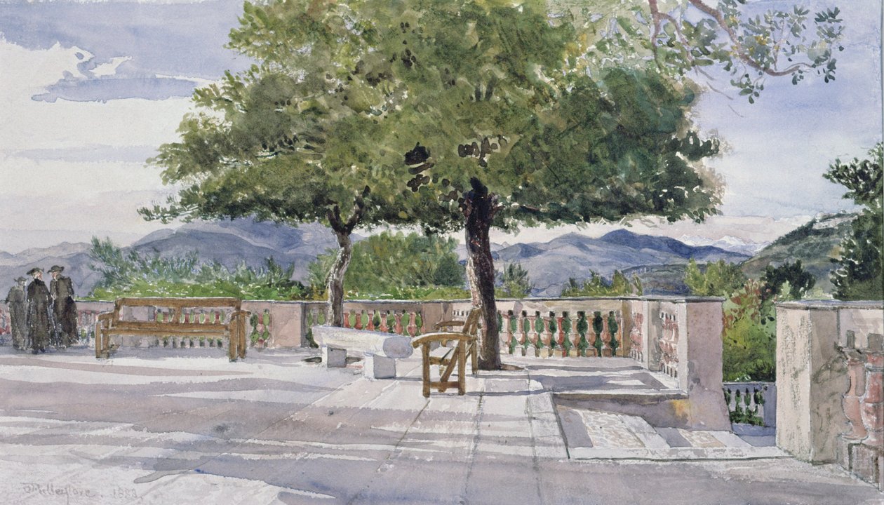 Terras in Nice door John Fulleylove