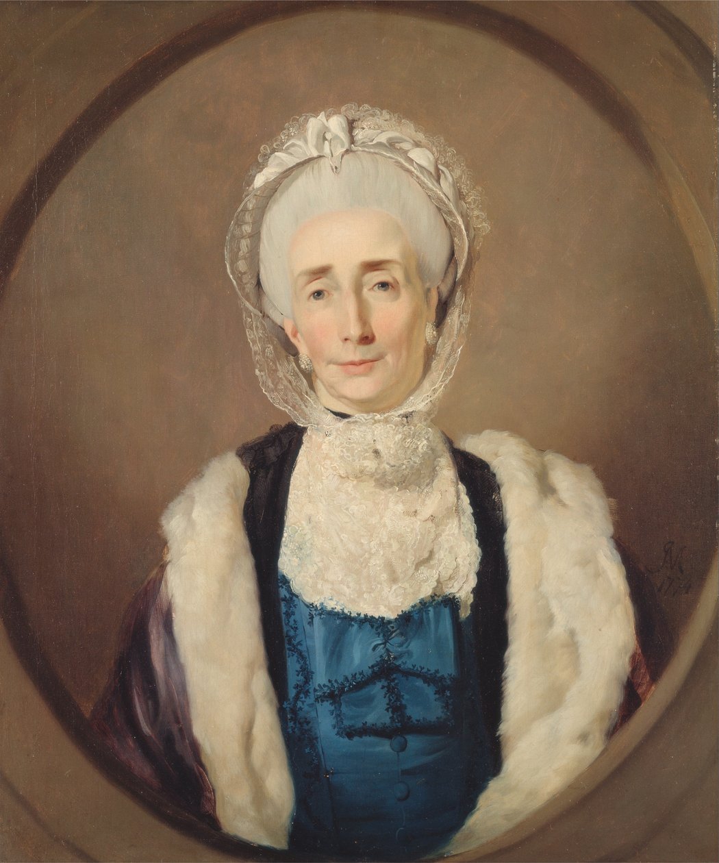 Mevrouw Lushington door John Hamilton Mortimer