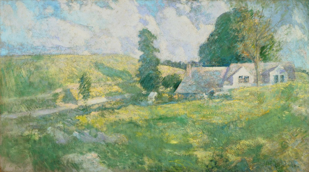 Zomer door John Henry Twachtman