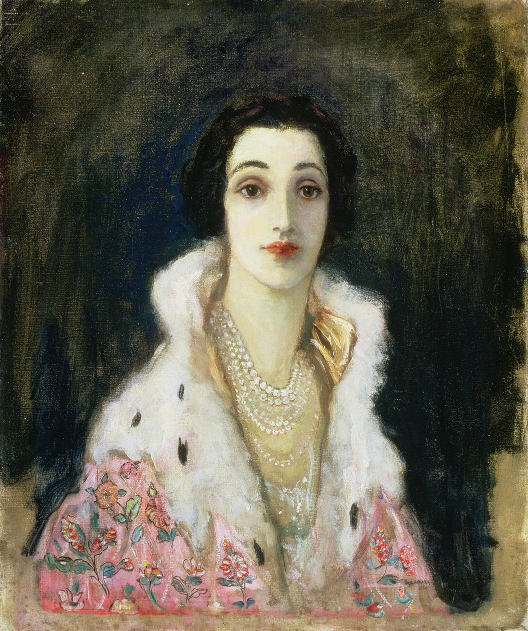 Portret van de gravin van Rocksavage (Sybil Sassoon) 1922 door John Lavery