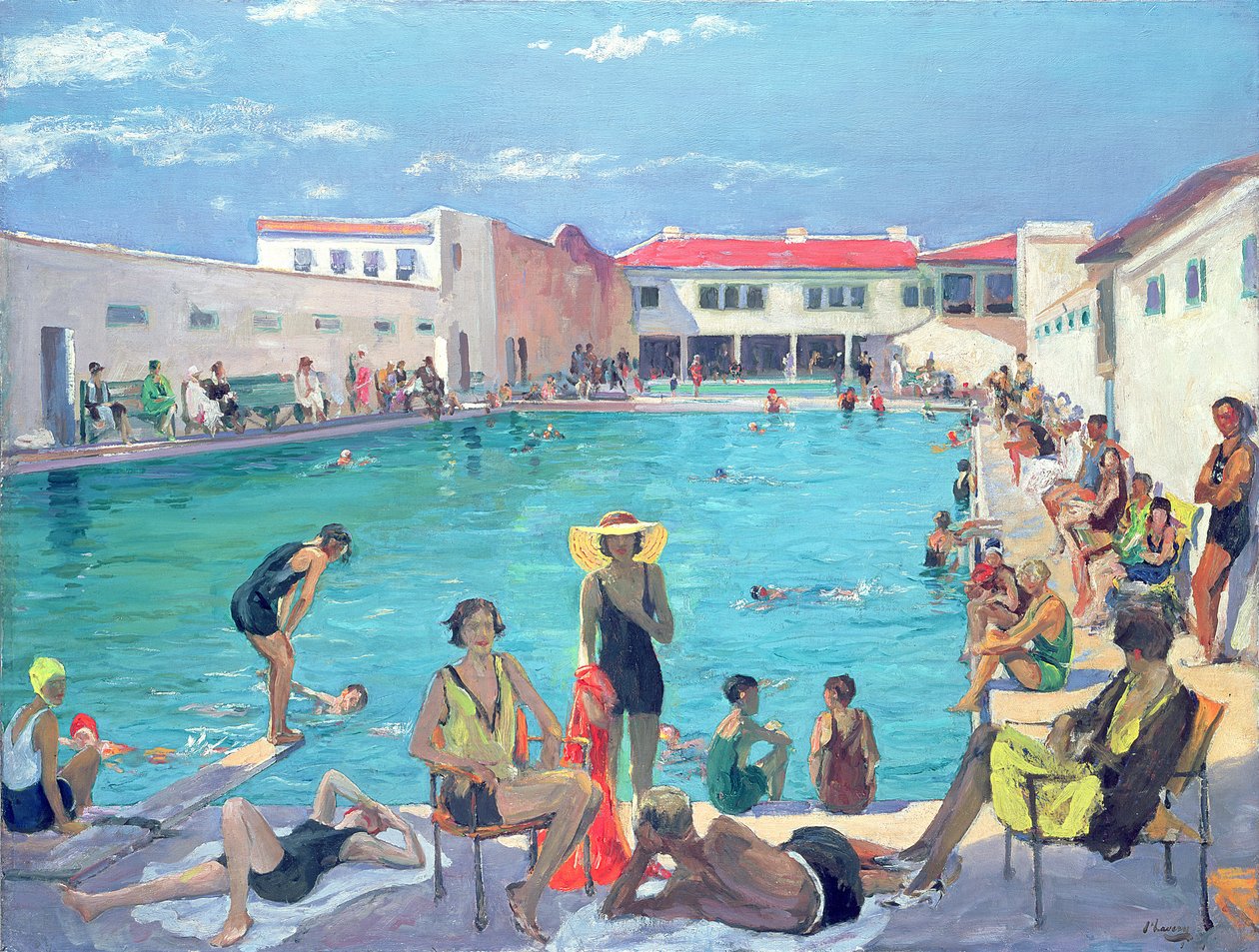 Winter in Florida door John Lavery