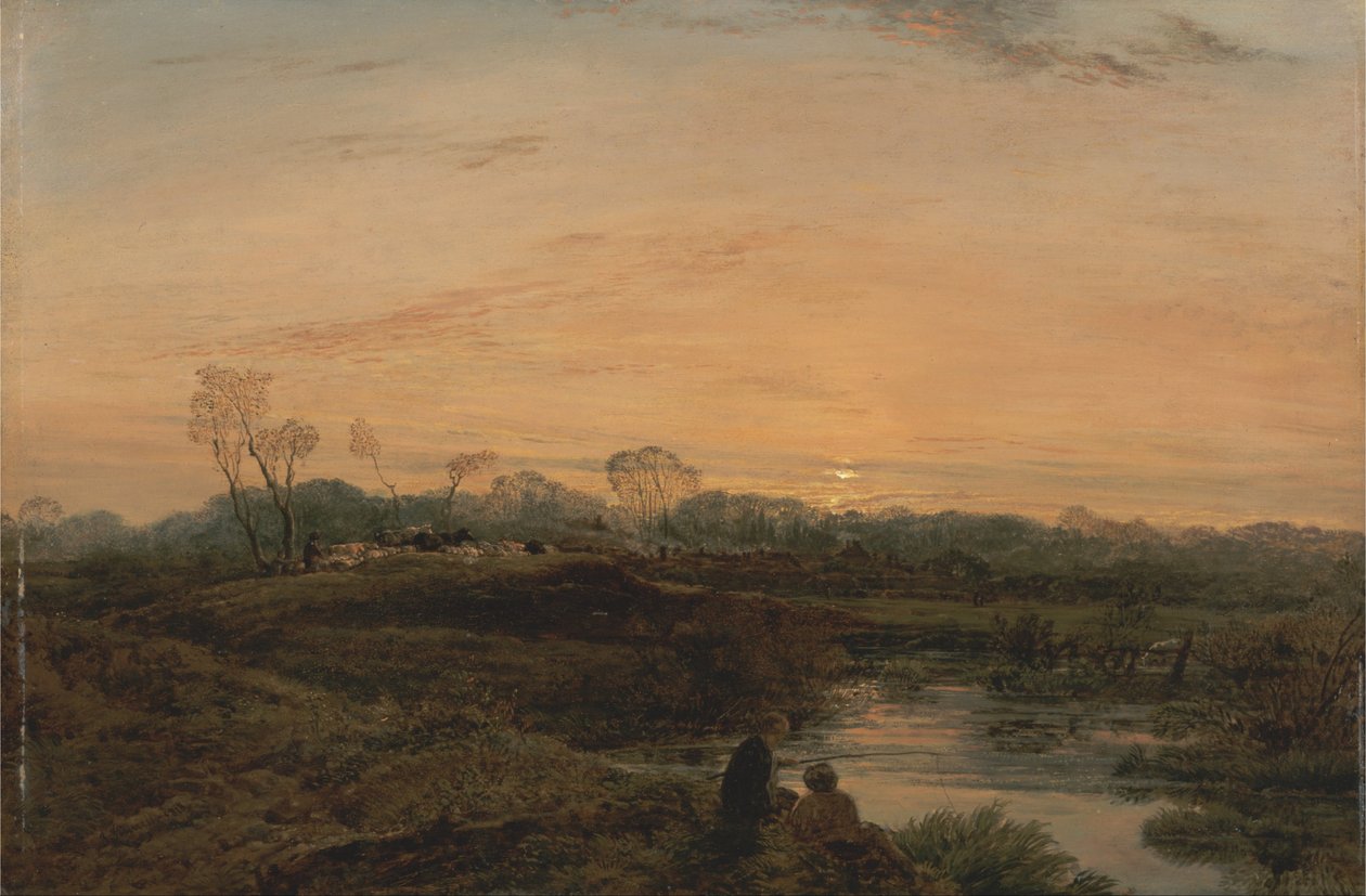 Avond, Bayswater door John Linnell
