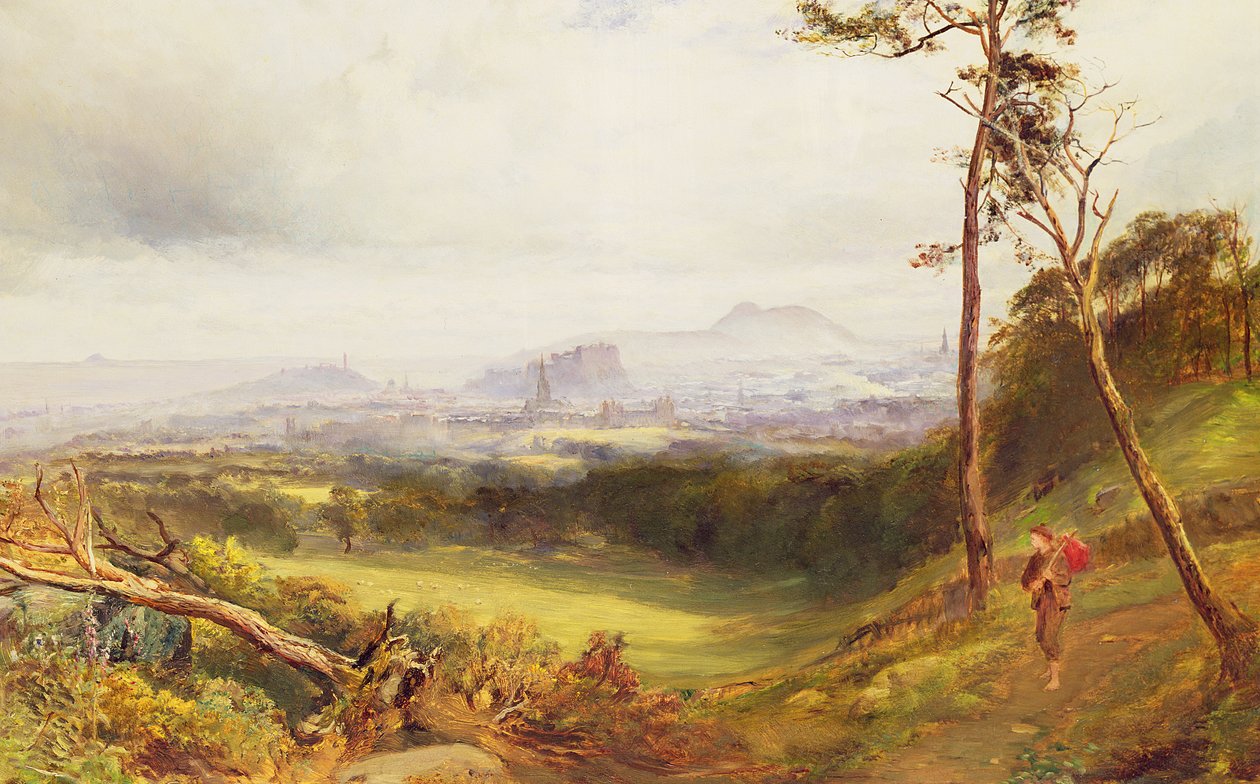 Edinburgh vanaf Corstorphine door John MacWhirter