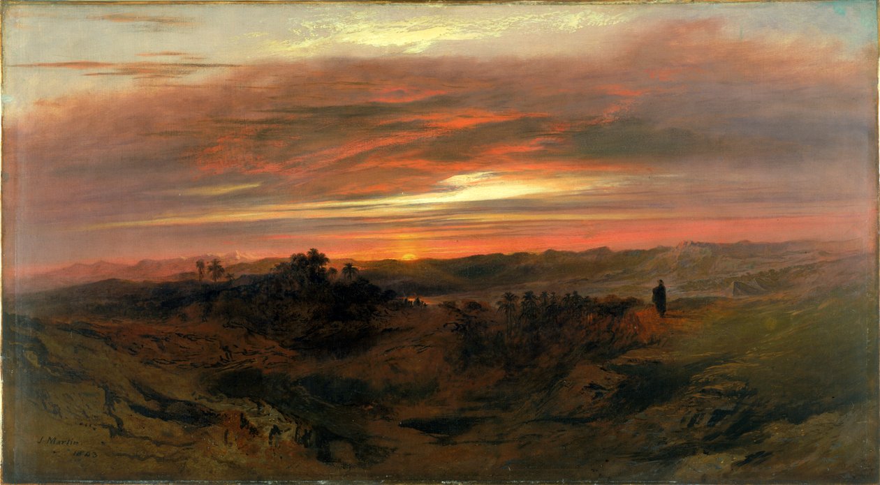 Eenzaamheid, 1843 door John Martin