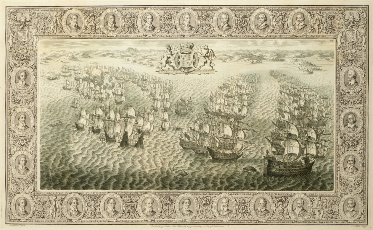 Armada, 1739 door John Pine