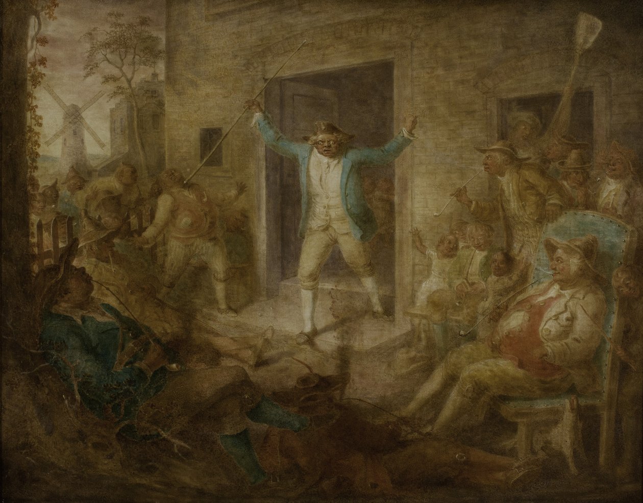 Edict van William de Testy tegen tabak, 1865 door John Quidor