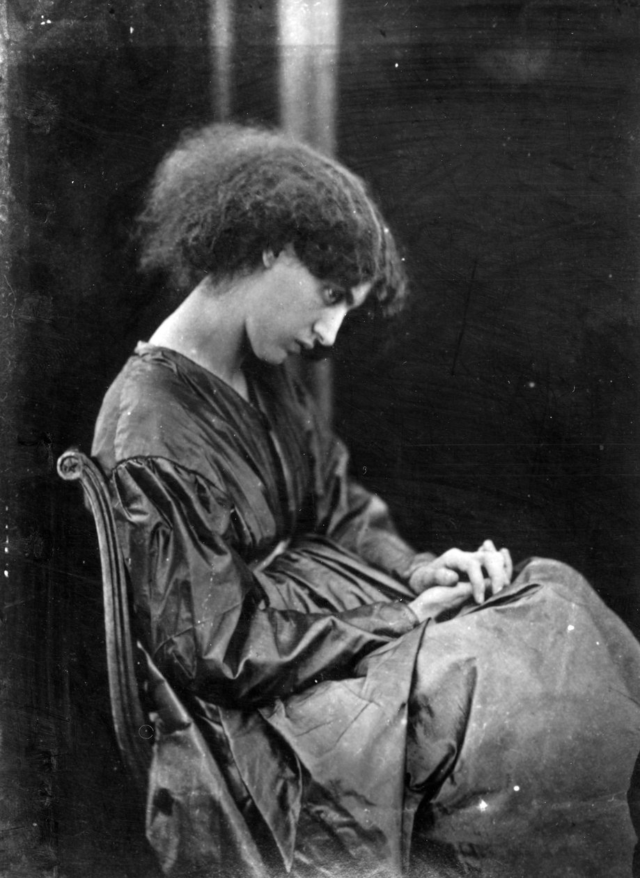 Jane Morris, geposeerd door Dante Gabriel Rossetti, 1865 door John R. Parsons