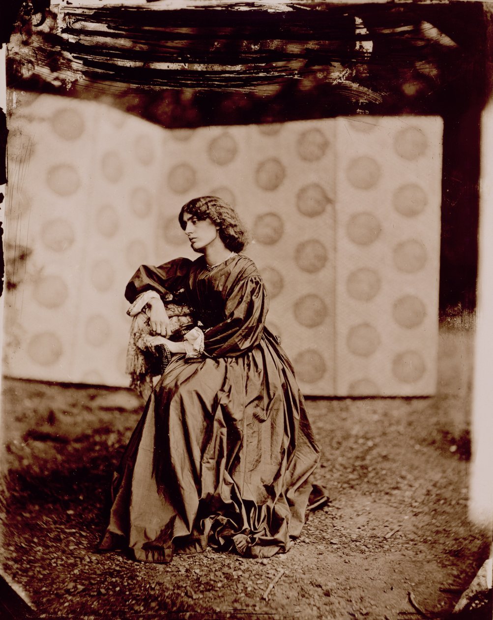Portret van Jane Morris (1839-1914), 1865 door John R. Parsons