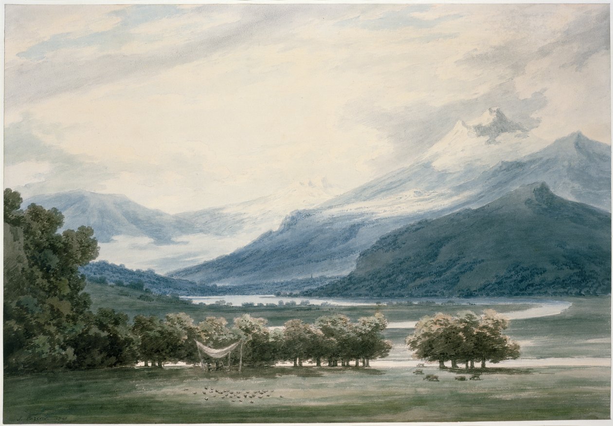 Bessanone, Zuid-Tirol door John Robert Cozens