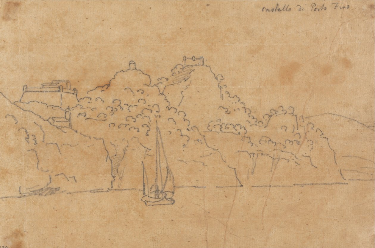 Castello di Portofino door John Robert Cozens