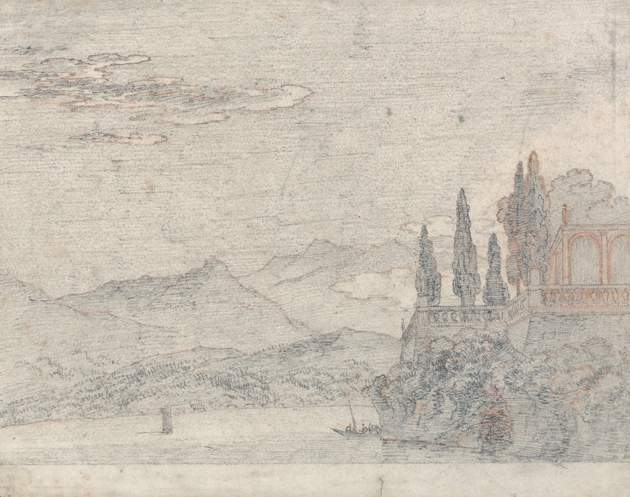 Isola Borromea, Lago Maggiore door John Robert Cozens