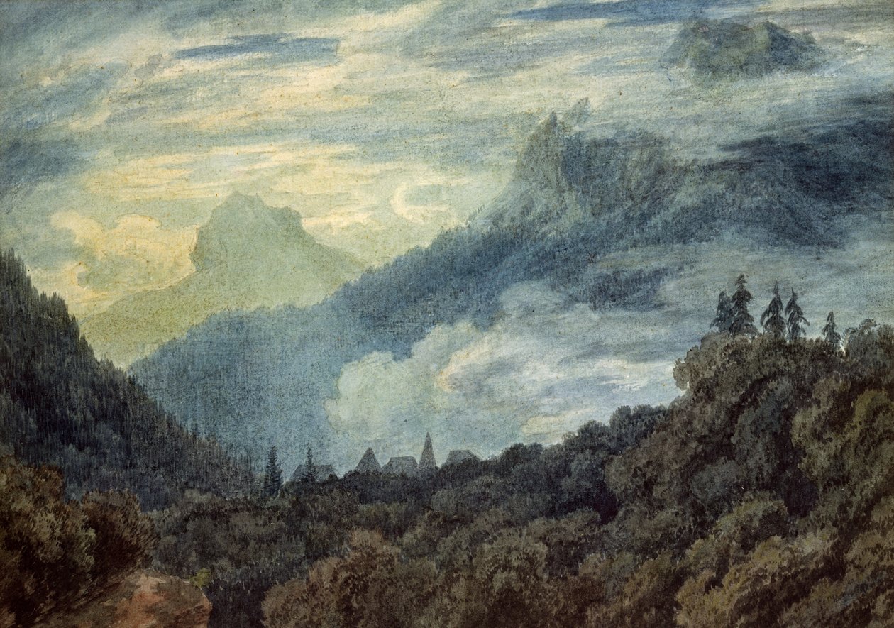 De Grote Chartreuse door John Robert Cozens