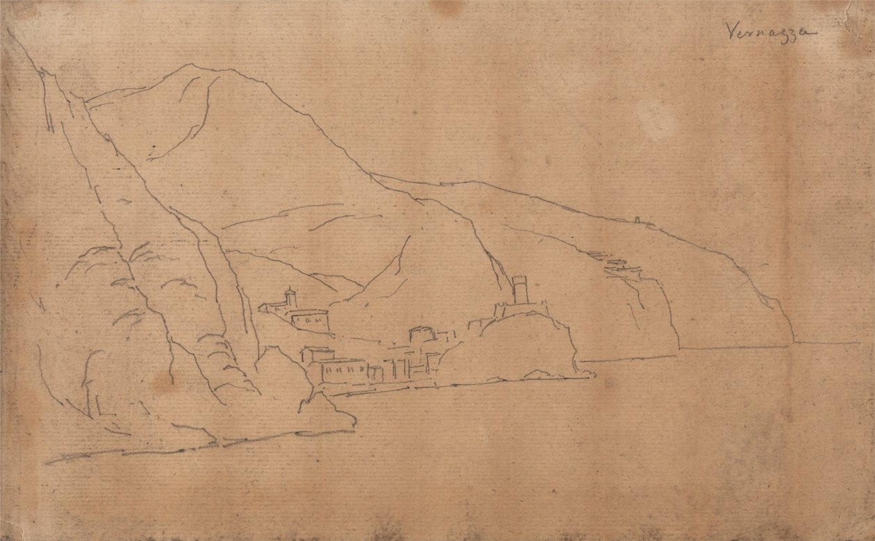 Vernazza door John Robert Cozens