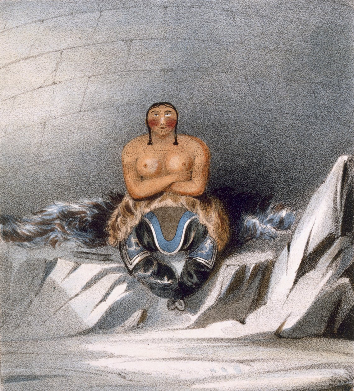 Kemig, een jonge inheemse vrouw, 1835 door John Ross