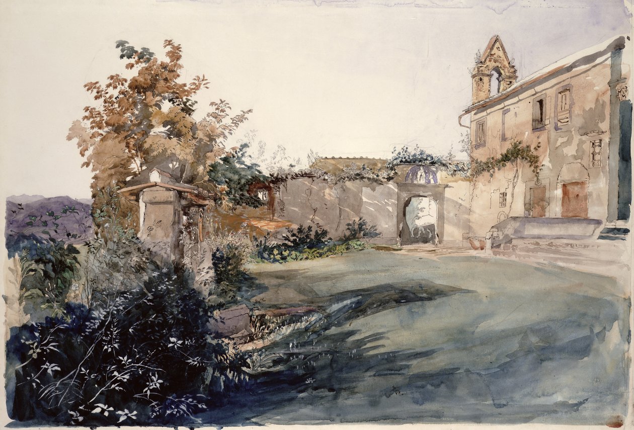 Tuin bij San Miniato door John Ruskin