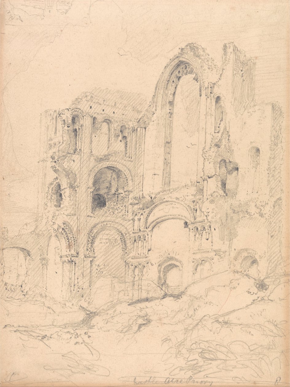 Castle Acre Priory, Norfolk door John Sell Cotman