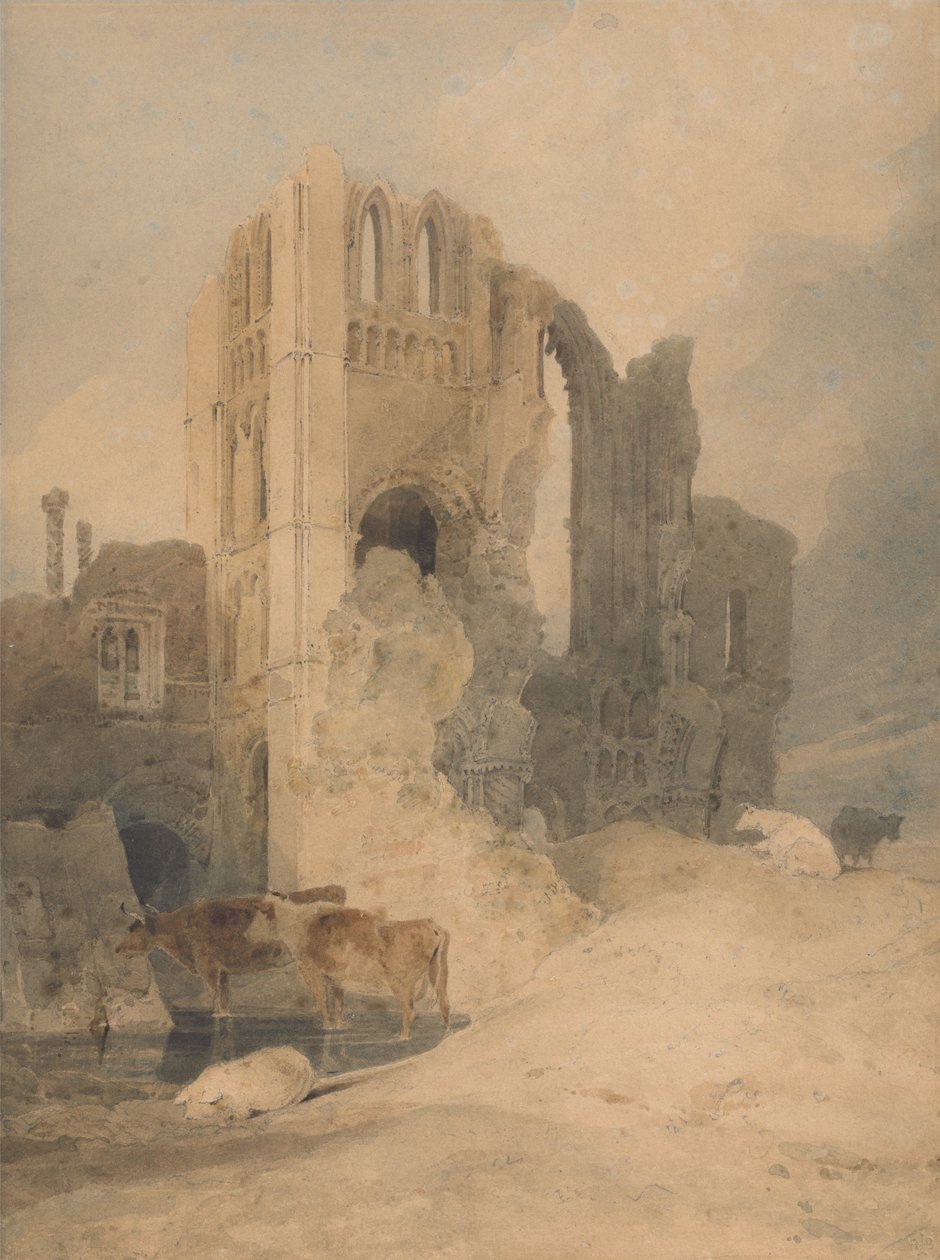 Priory van Castle Acre, Norfolk door John Sell Cotman