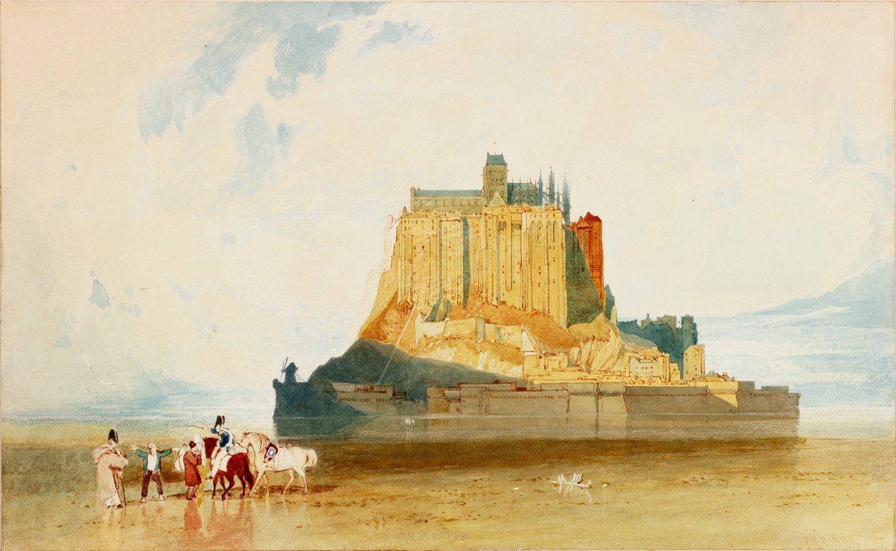 Mont St Michel, 1829 door John Sell Cotman