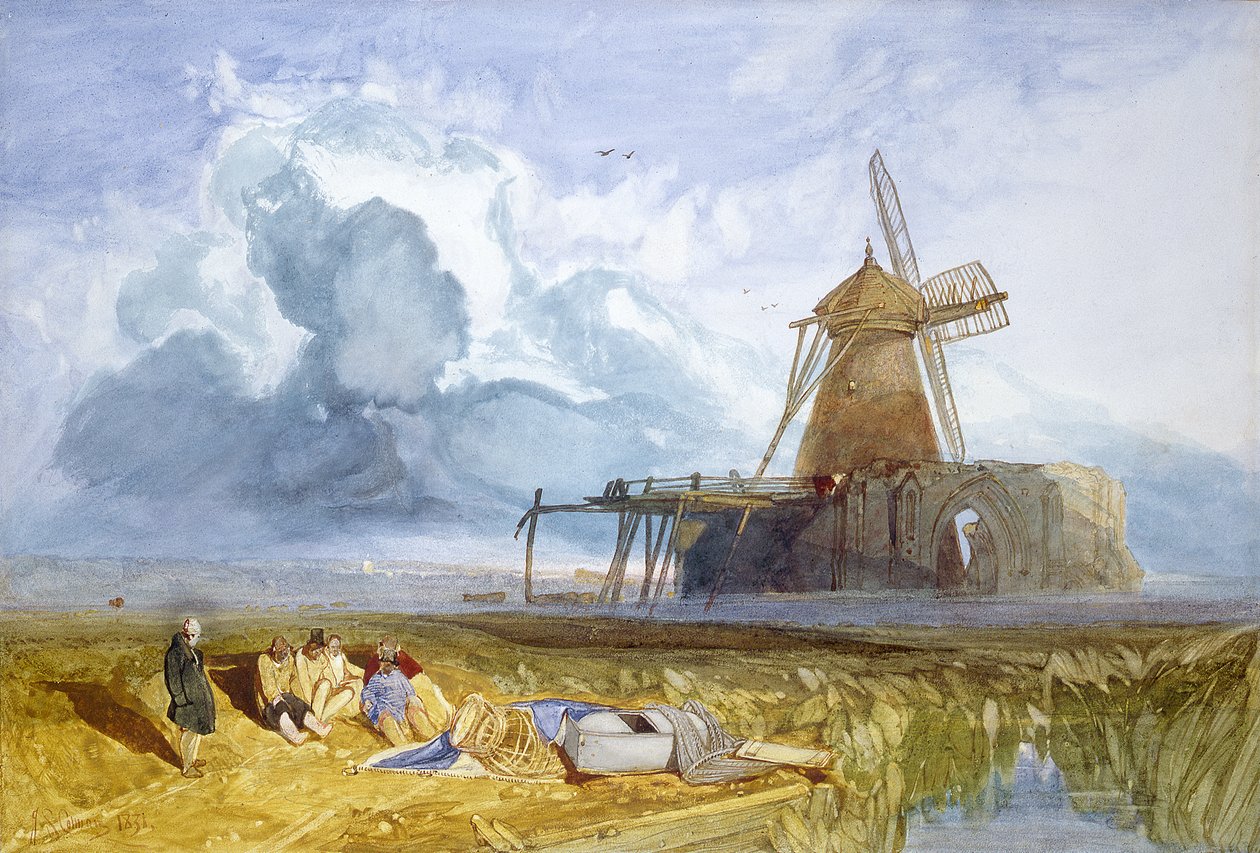 St. Benets Abdij, Norfolk, 1831 door John Sell Cotman