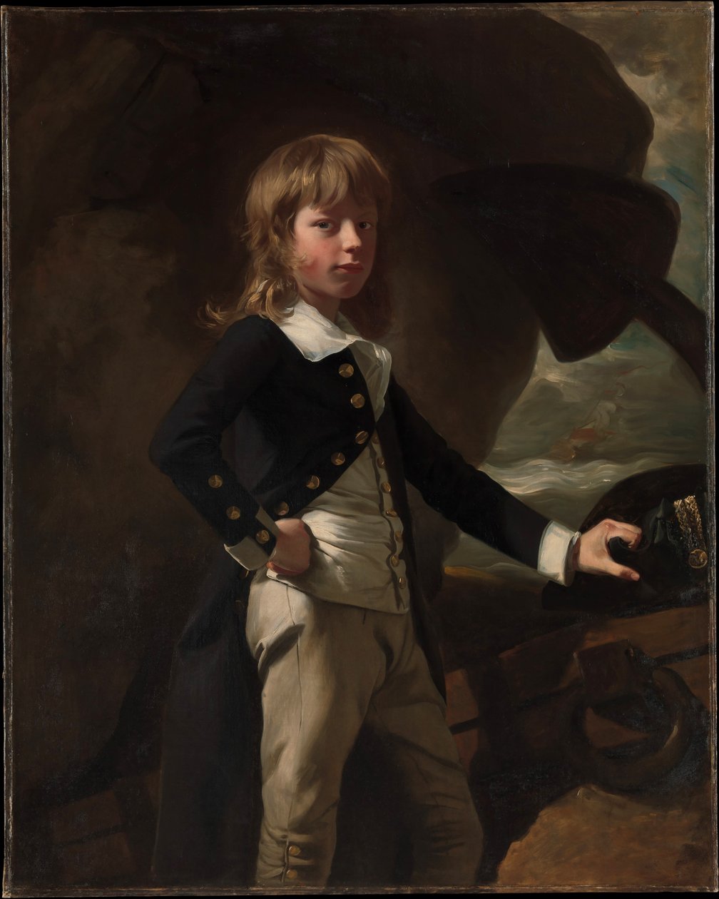 Adelborst Augustus Brine door John Singleton Copley