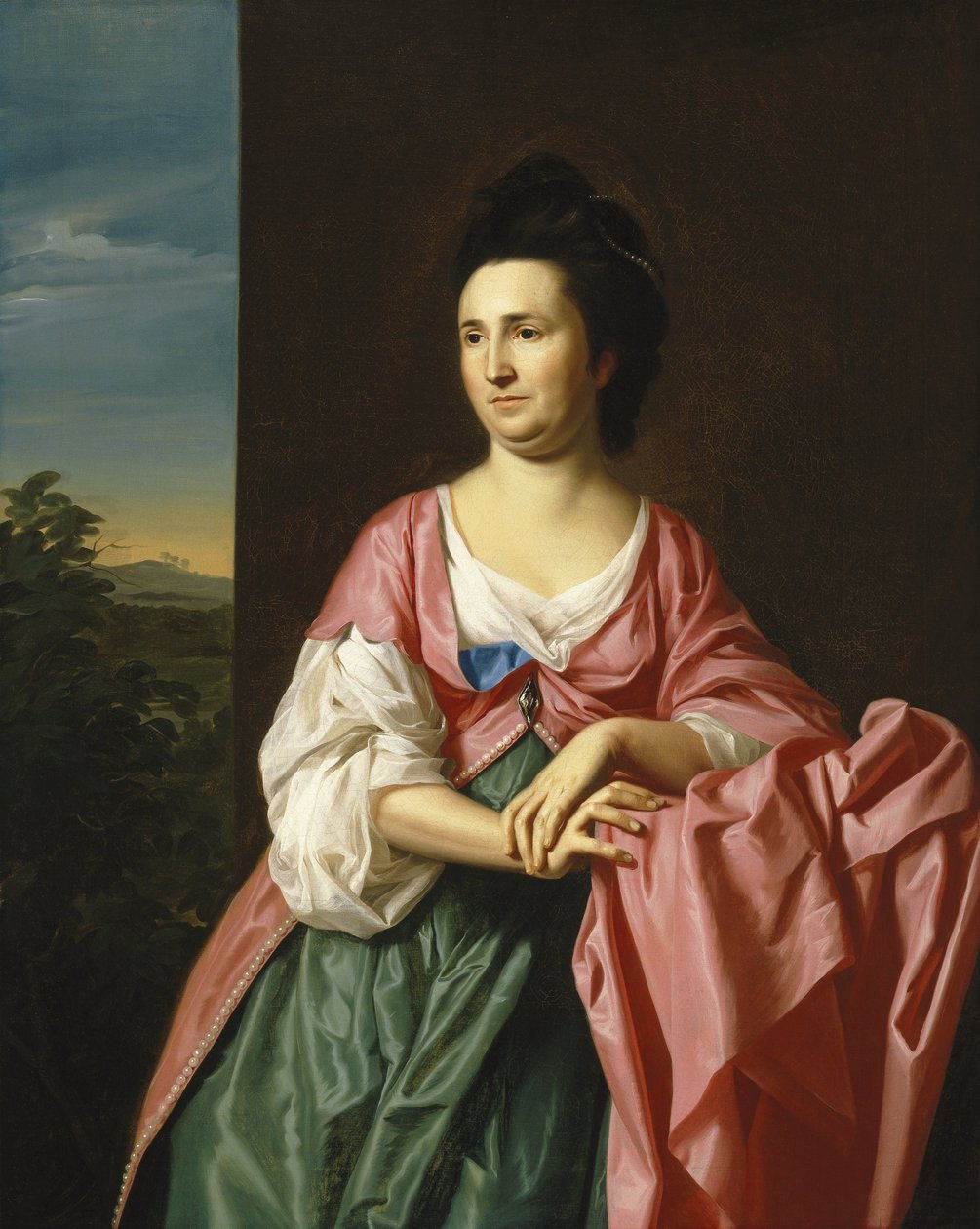 Mevrouw Sylvester Gardiner, geboren Abigail Pickman, voorheen Mevrouw William Eppes door John Singleton Copley